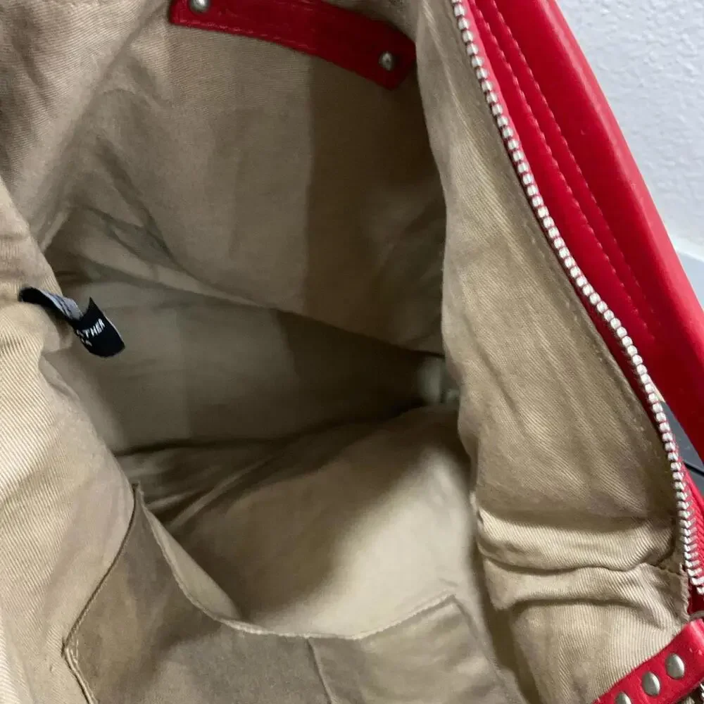 Mila Paoli Women's Red Bag - Picture 7 of 8